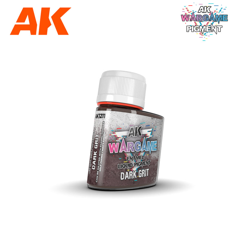 AK Interactive: Liquid Pigment - Dark Grit 35ml