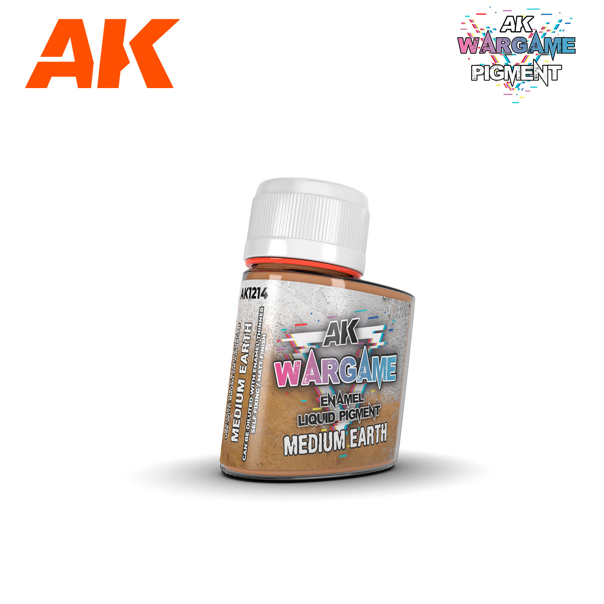 AK Interactive: Liquid Pigment - Medium Earth 35ml