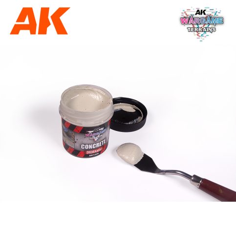 AK Interactive: Wargame Terrains - Concrete 100ml