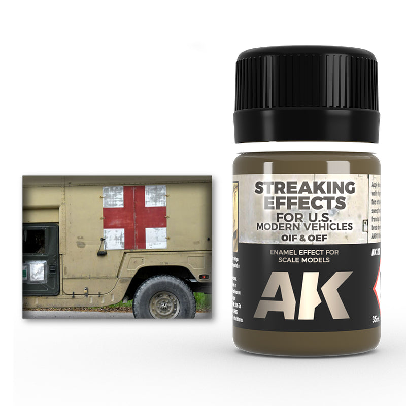 AK Interactive: Effects - Streaking for US Vehicles (OIF & OEF)