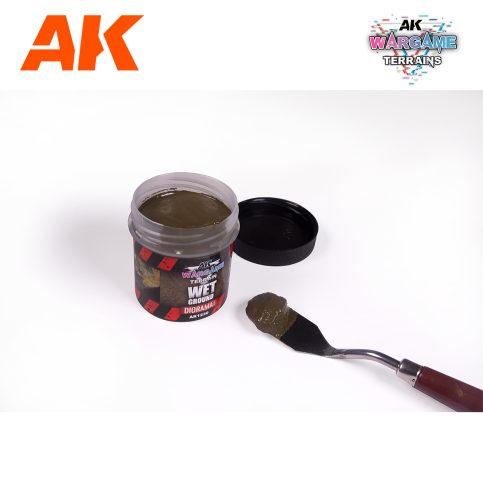 AK Interactive: Wargame Terrains - Wet Ground 100ml