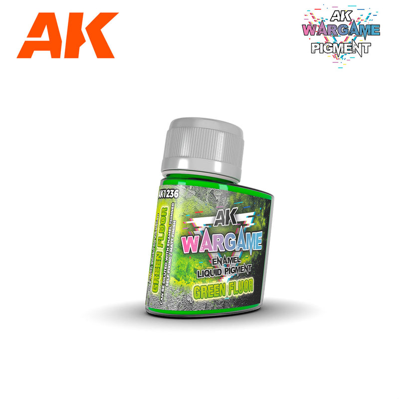 AK Interactive: Liquid Pigment - Green Fluor 35ml
