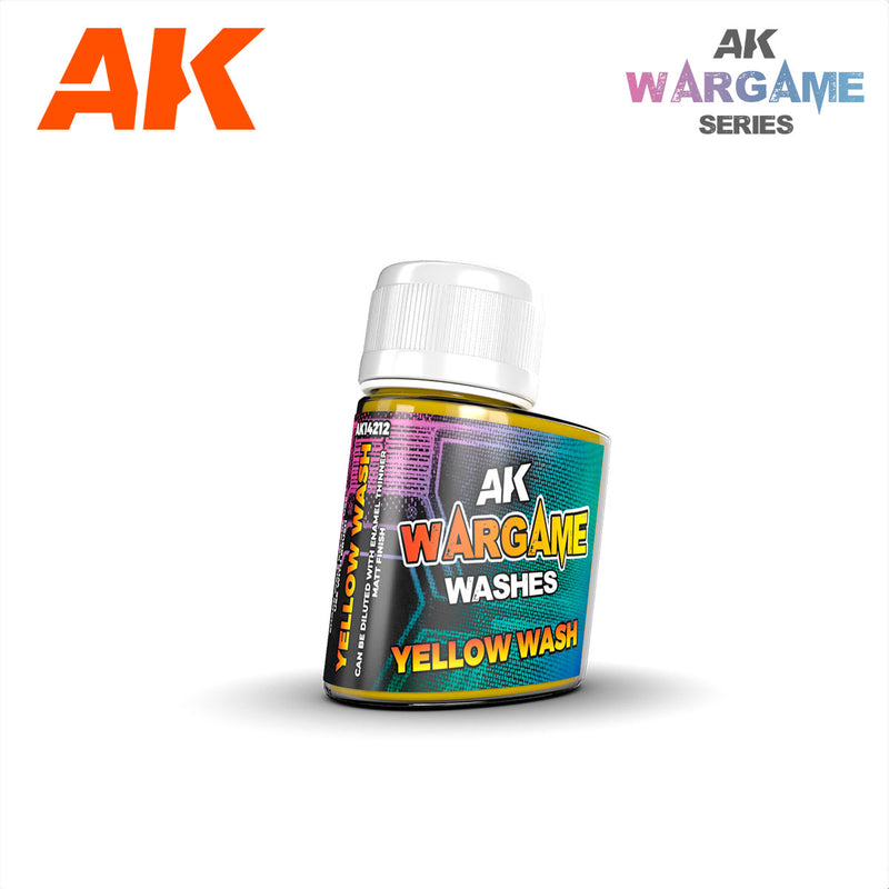 AK Interactive: Enamel Washes - Yellow 35ml