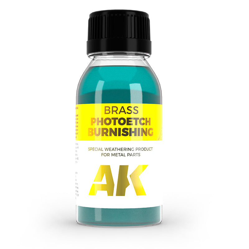 AK Interactive: Brass Photoetch Burnishing 100ml