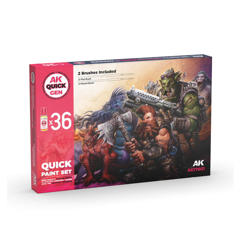 AK Interactive: Quick Gen: Quick Paint Set 36