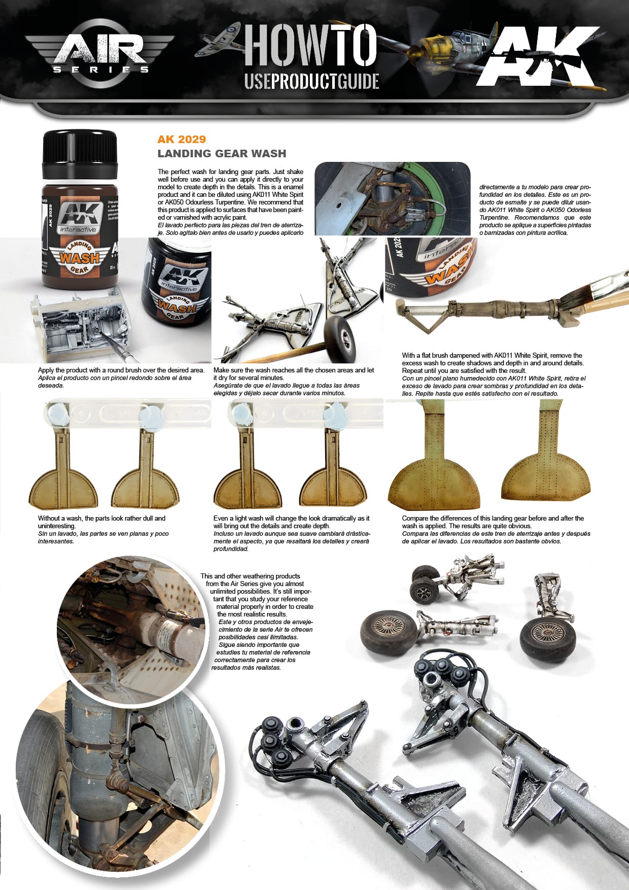 AK Interactive: Washes - Landing Gear