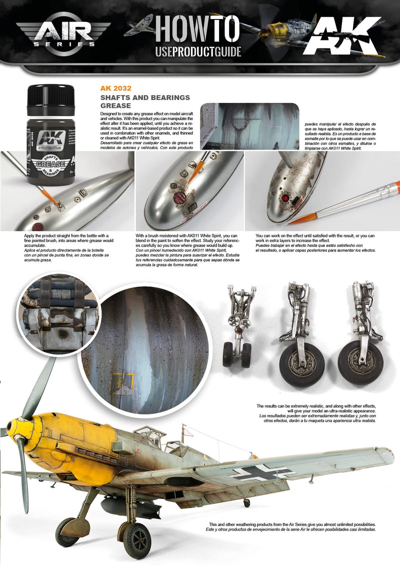 AK Interactive: Washes - Shafts and Bearings Grease