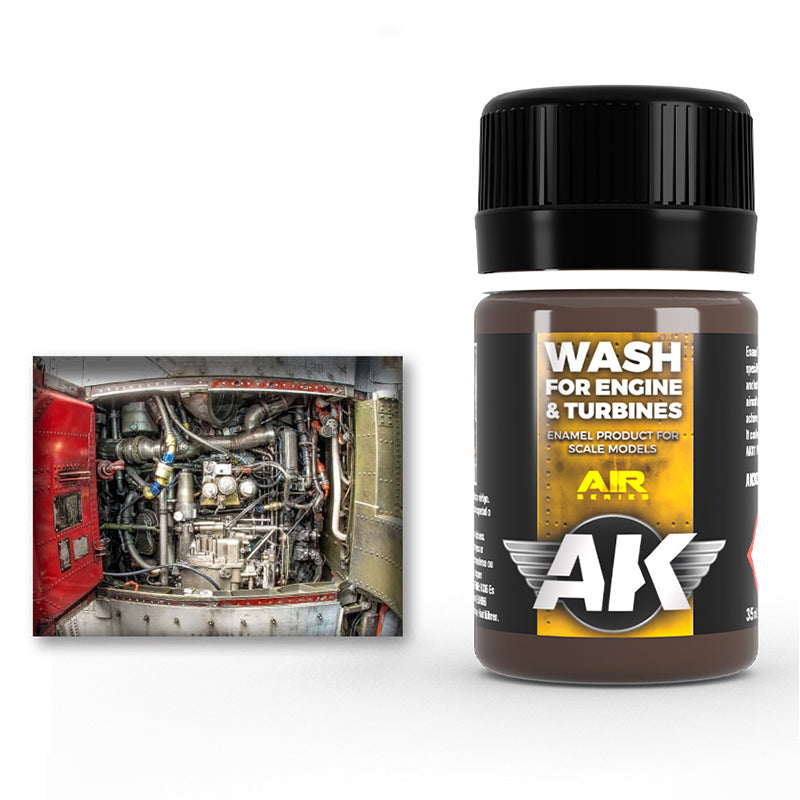 AK Interactive: Washes - Aircraft Engine