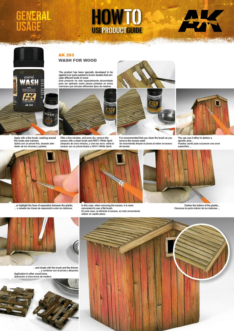 AK Interactive: Washes - Wood