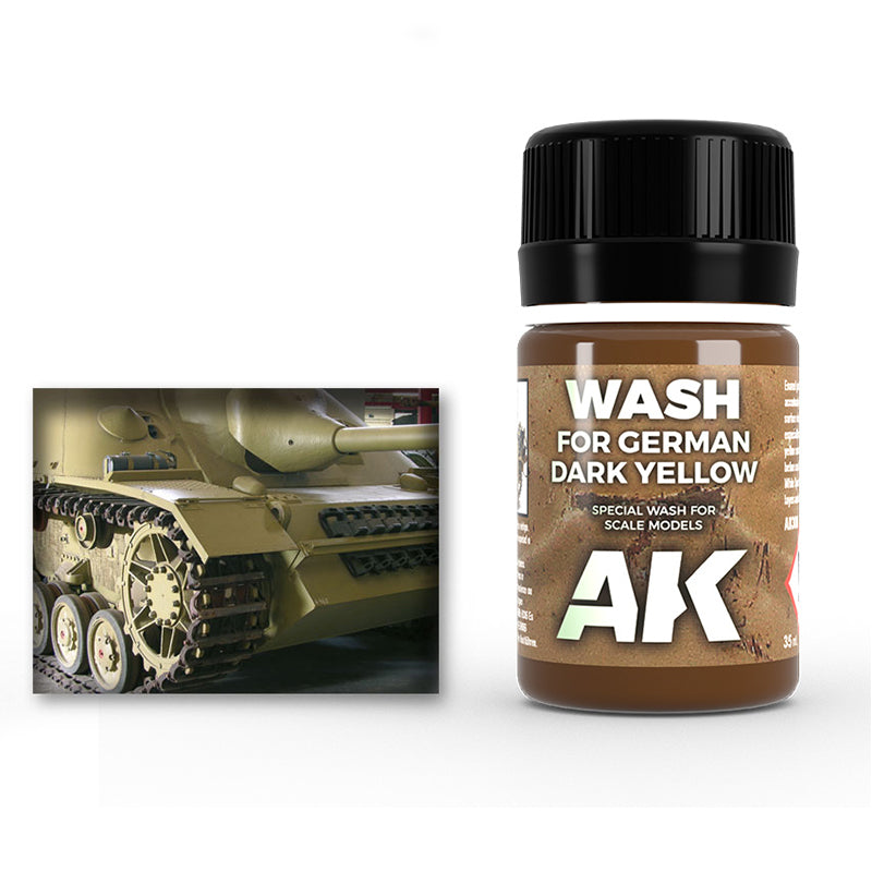 AK Interactive: Washes - German Dark Yellow