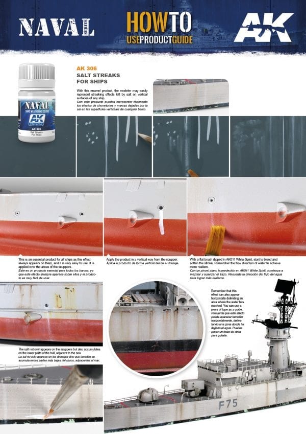 AK Interactive: Effects - Salt Streaks for Ships