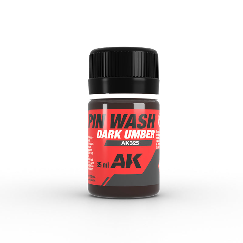 AK Interactive: Pin Wash - Dark Umber