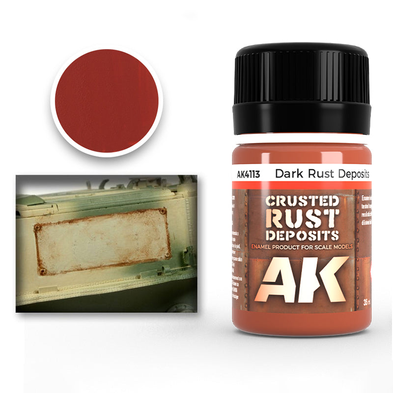 AK Interactive: Deposits - Dark Rust