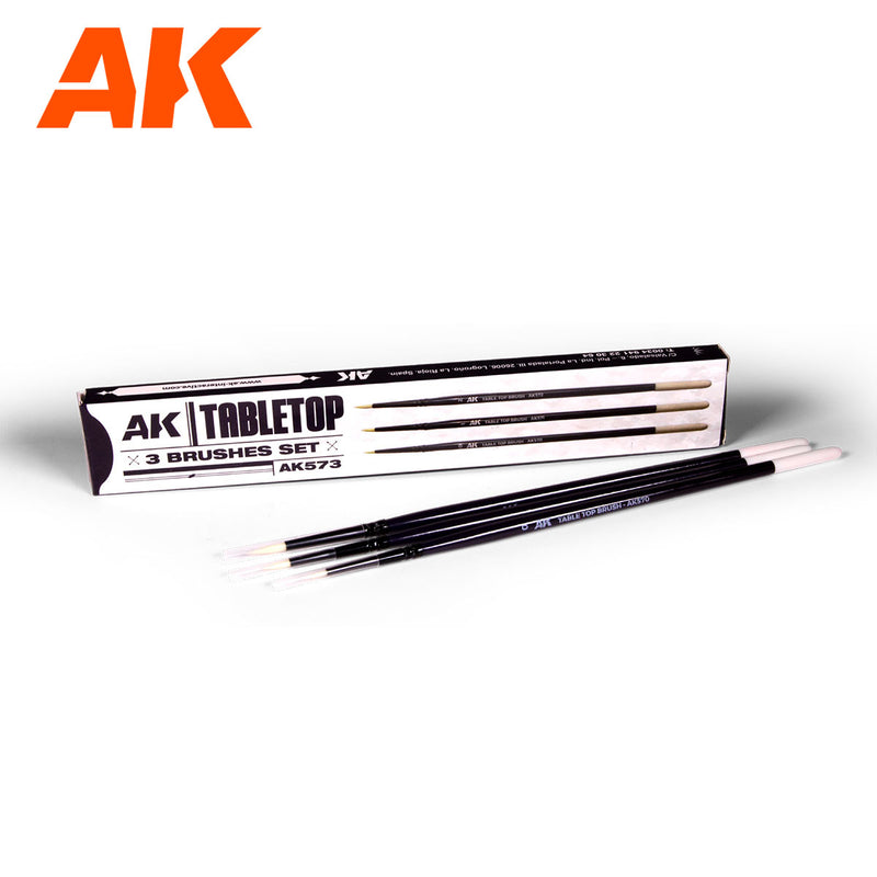 AK Interactive: Tabletop Brushes - Brush Set
