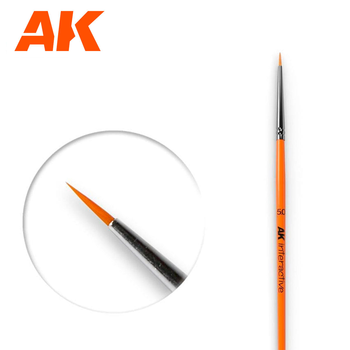 AK Interactive: Round Brush 5/0 Synthetic