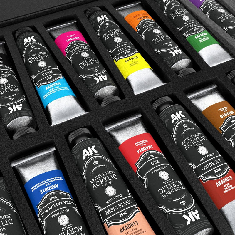AK Interactive: Artist Dense Acrylic Color - Deluxe Edition Box