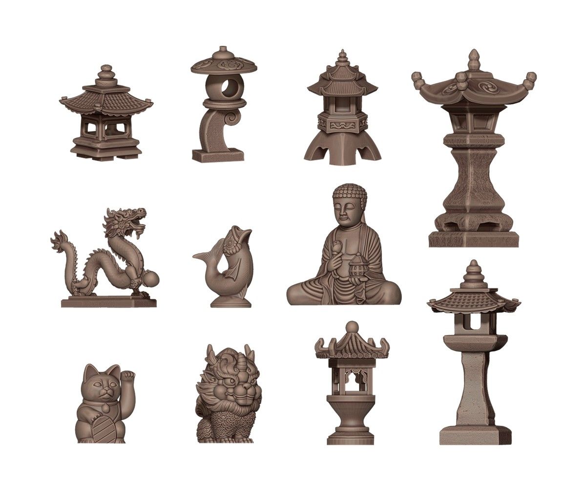 AK Interactive: Basing Bits - Japanese Scenery