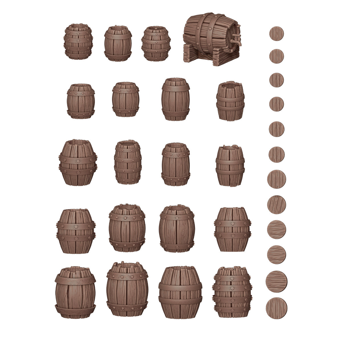 AK Interactive: Basing Bits - Wood Barrels