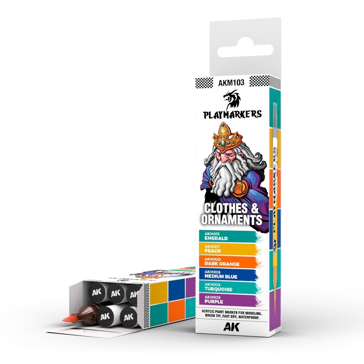 AK Interactive: Playmarkers - Clothes & Ornaments Set
