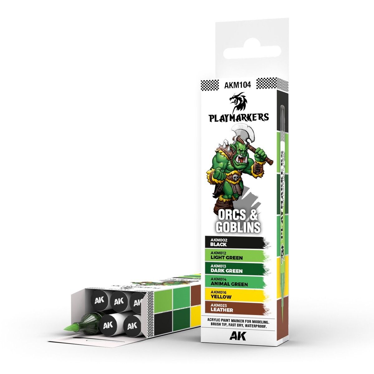 AK Interactive: Playmarkers - Orcs & Goblins Set