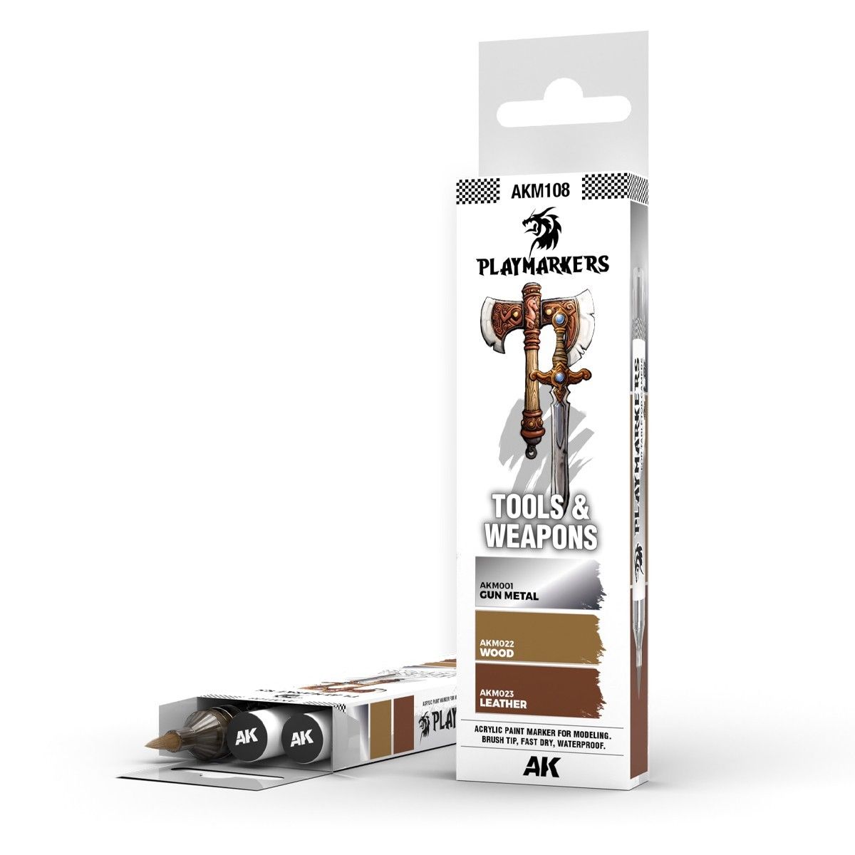 AK Interactive: Playmarkers - Tools & Weapons Set