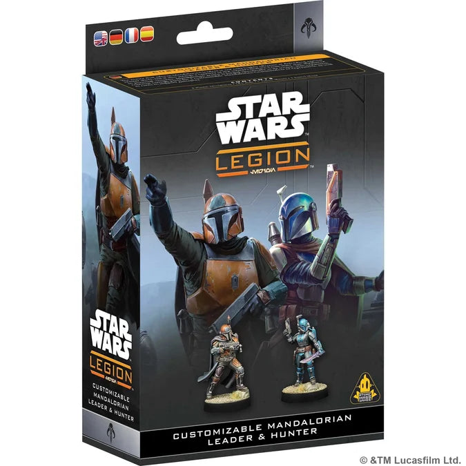 Star Wars: Legion – Customisable Mandalorian Leader & Hunter