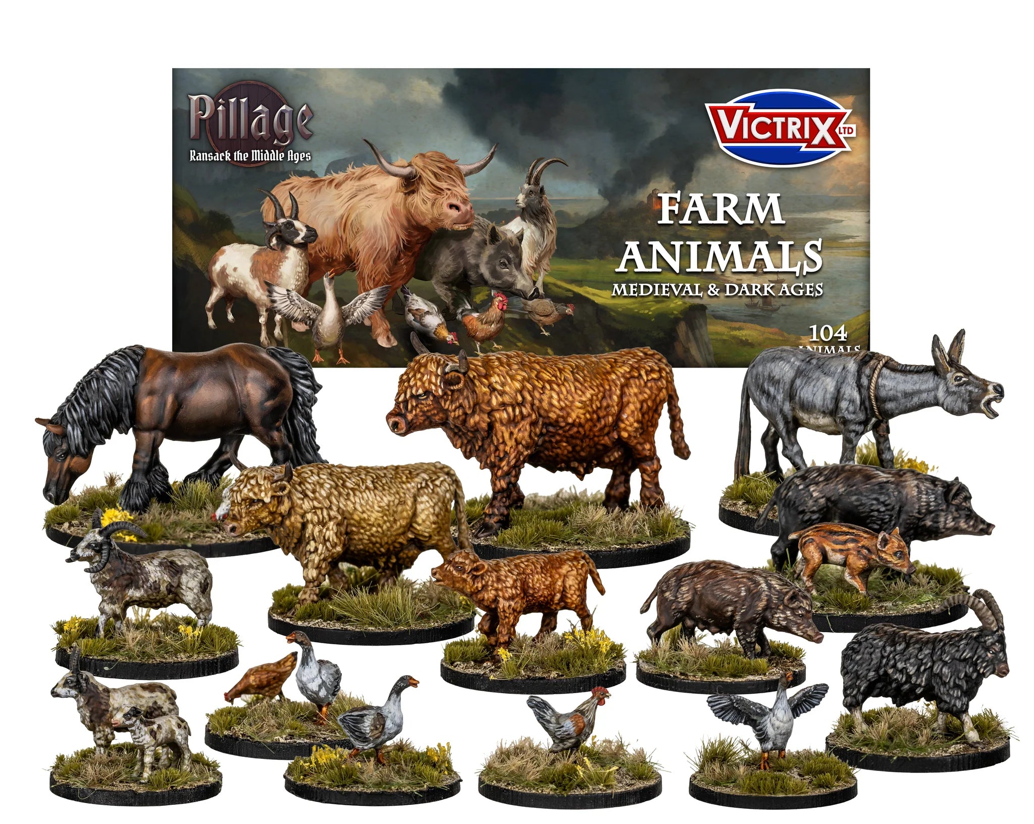 Victrix: Pillage - Medieval Farm Animals