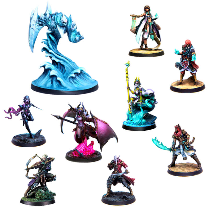 Eldfall Chronicles: Two-Player Starter Set - Coalition of Thenion vs. Sand Kingdoms