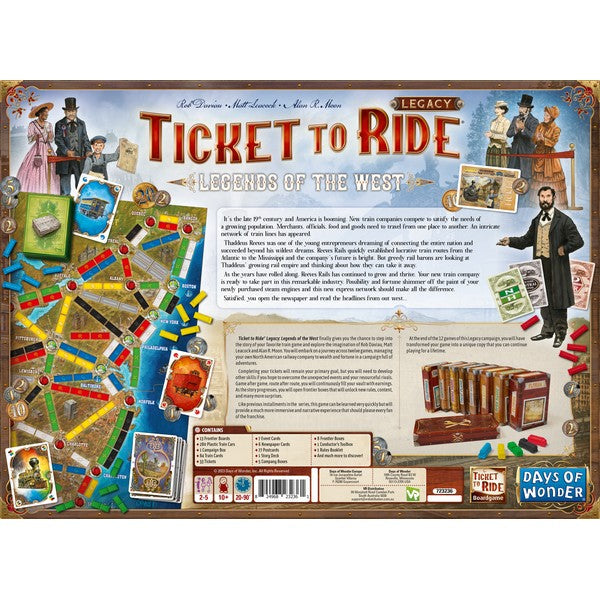 Ticket to Ride Legacy - Legends of the West