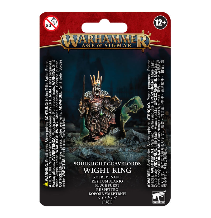 Games Workshop soulblight gravelords Wight King with Baleful Tomb Blade