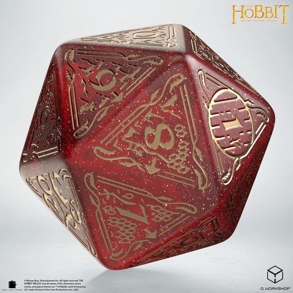 The Hobbit: Jumbo Spindown D20 - Ember