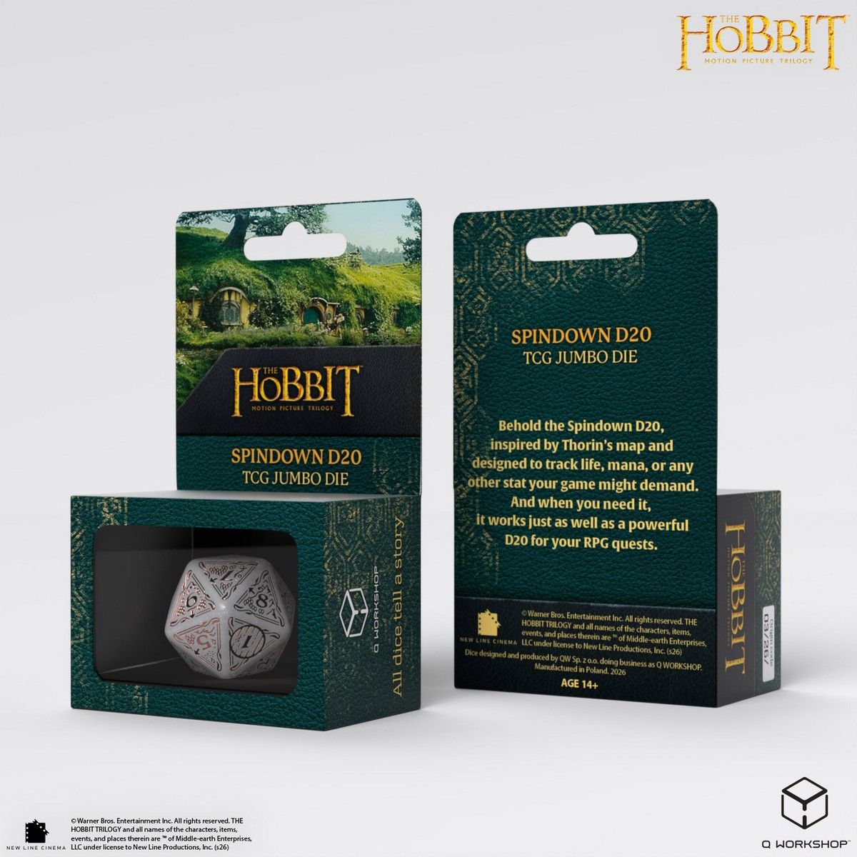 The Hobbit: Jumbo Spindown D20 - Radiant