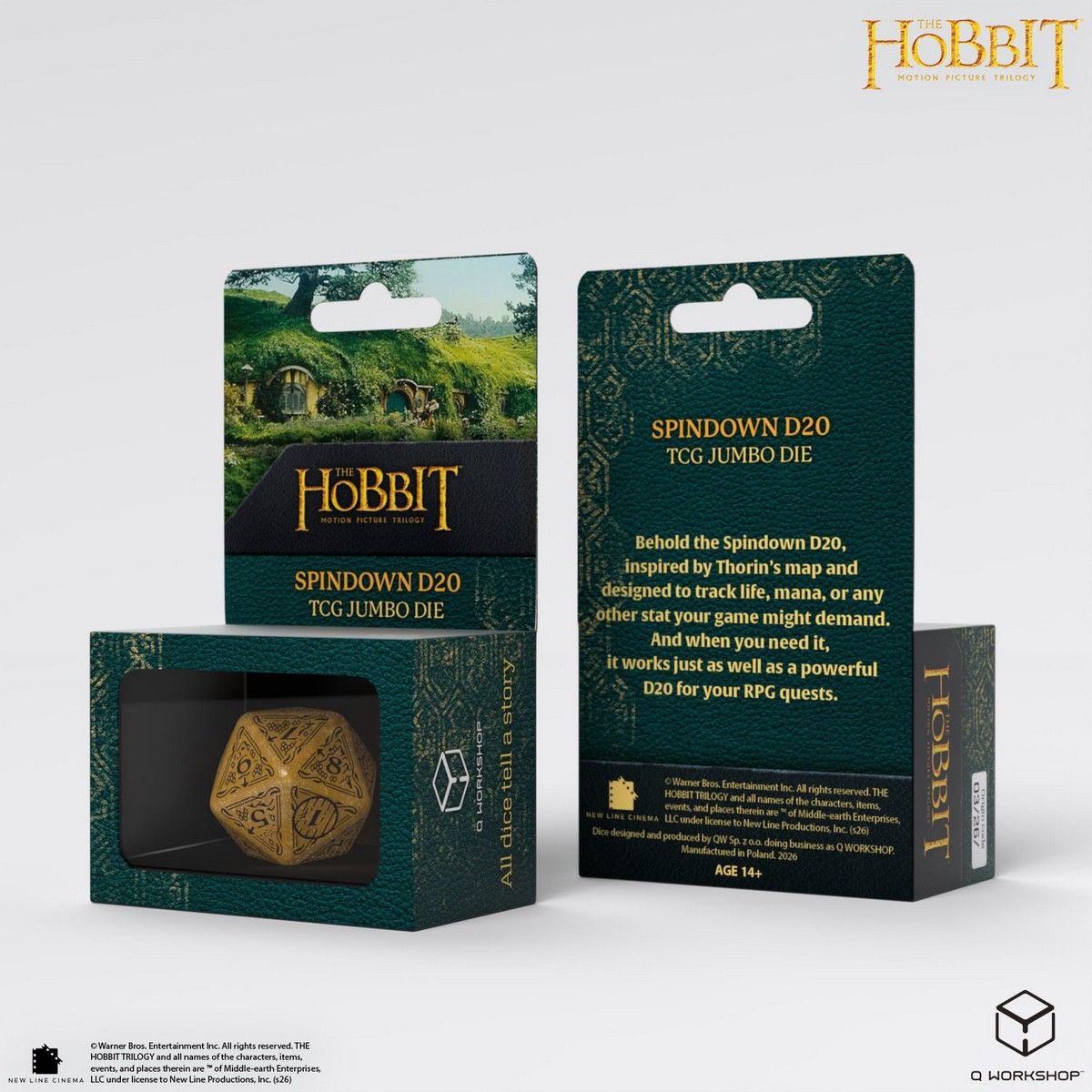 The Hobbit: Jumbo Spindown D20 - Solaris