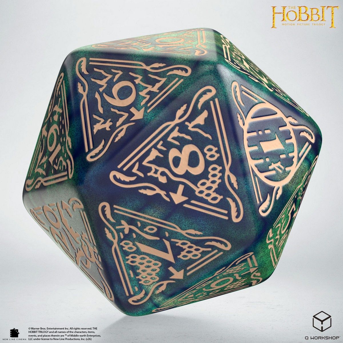 The Hobbit: Jumbo Spindown D20 - Tideborn