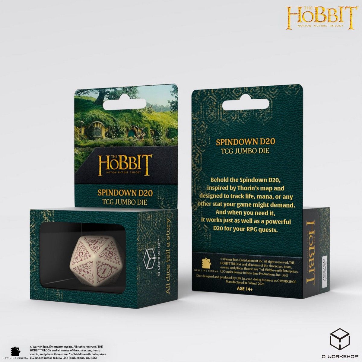 The Hobbit: Jumbo Spindown D20 - Terra
