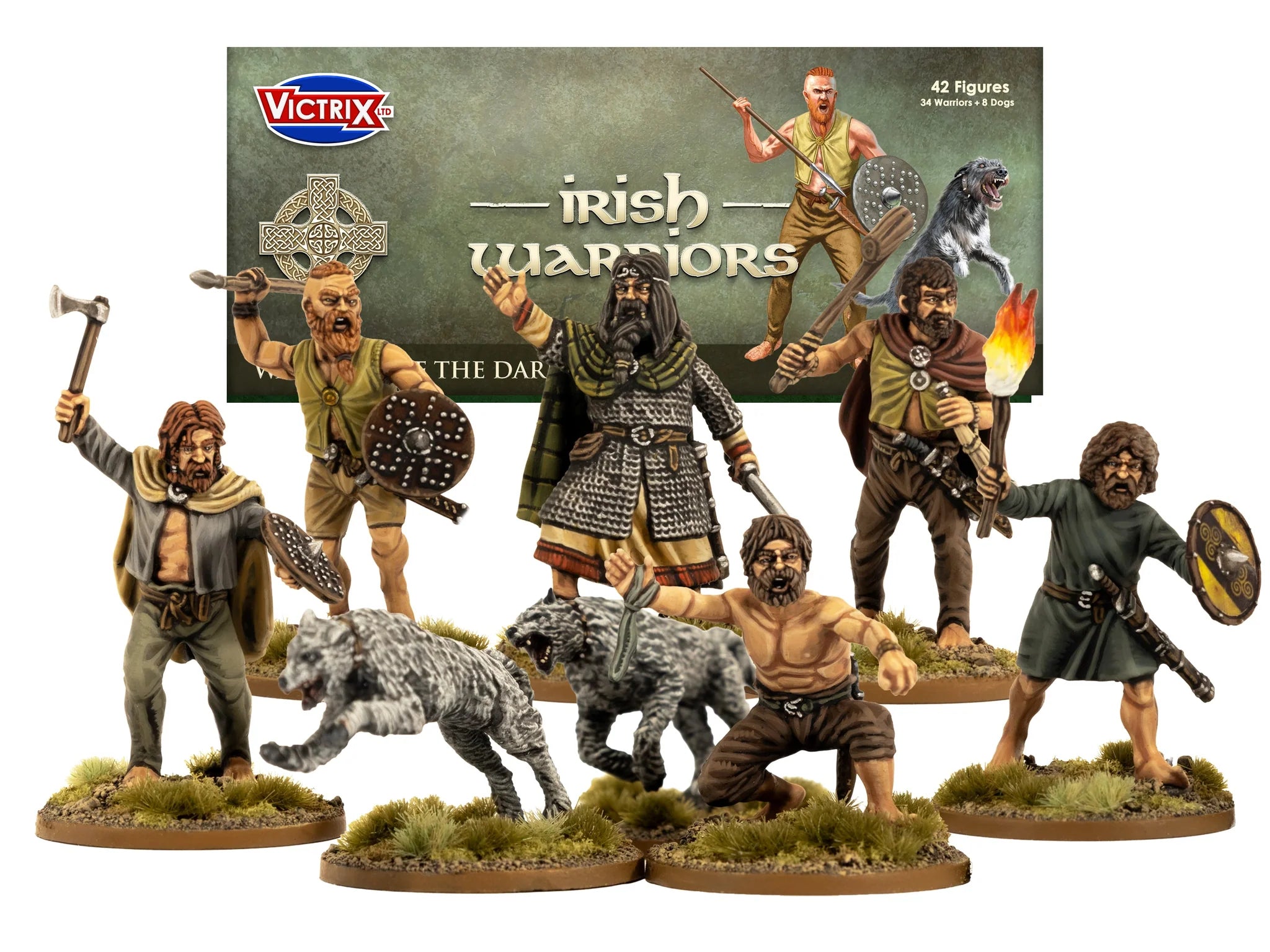 Victrix: Dark Age Irish and Dogs (Irish Warriors)