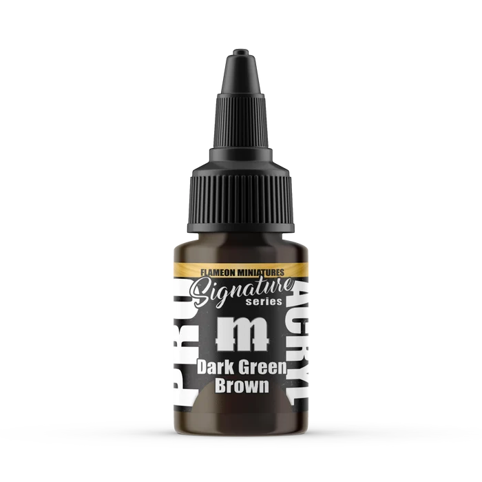 Pro Acryl: Flameon - Dark Green Brown