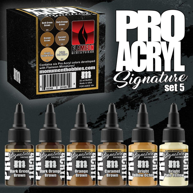 Pro Acryl: Signature Series Set 5 - Flameon