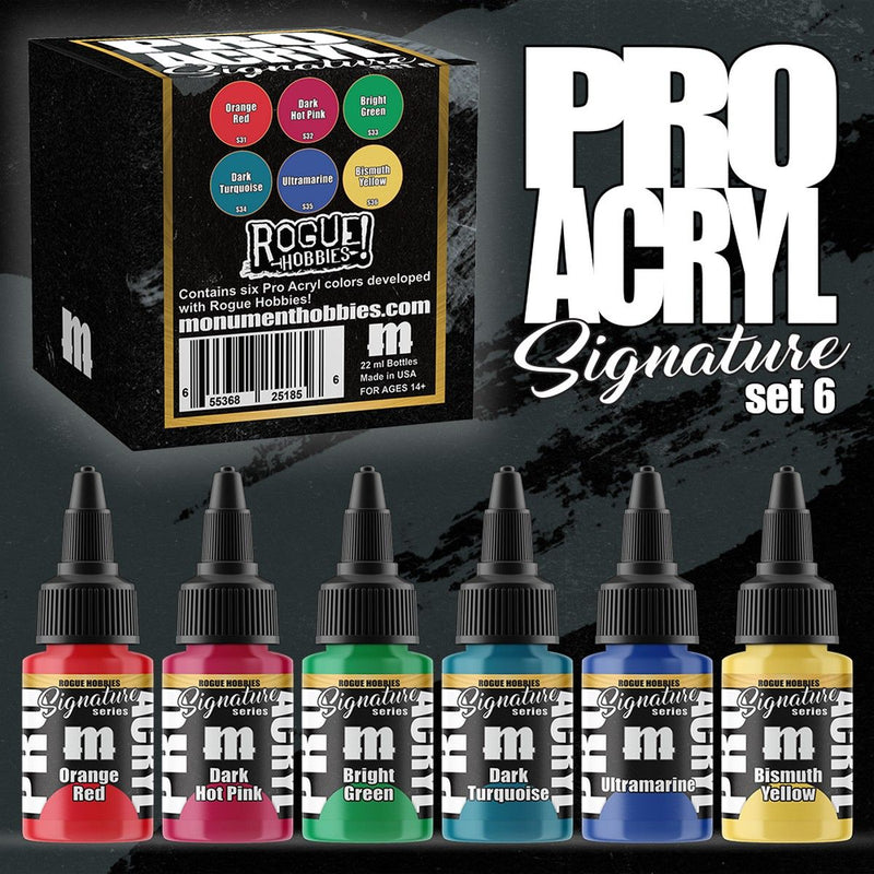 Pro Acryl: Signature Series Set 6 - Rogue Hobbies