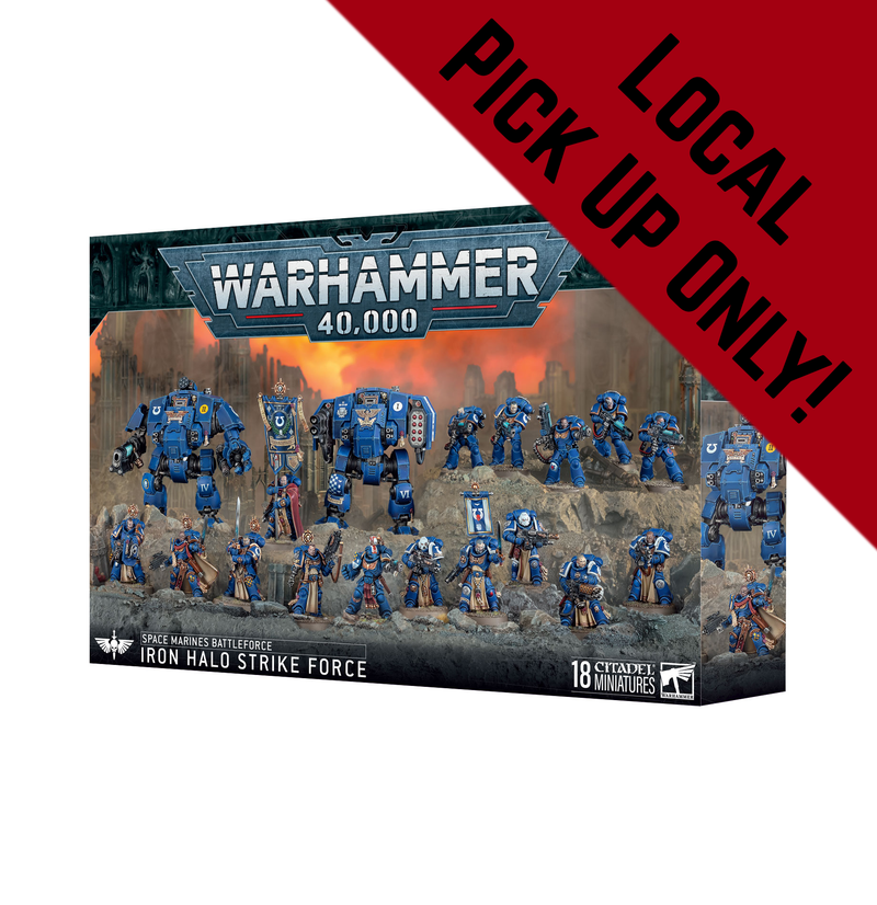 games workshop space marines iron halo strike force