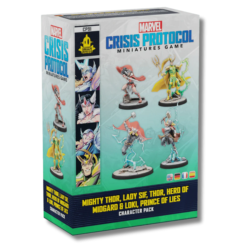 Marvel Crisis Protocol: Mighty Thor, Lady Sif, Thor, Hero of Midgard & Loki, Prince of Lies