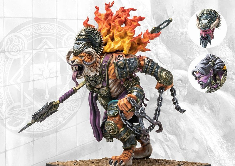 Conquest: Sorcerer Kings - Rakshasa Ravanar with Hindu Fork