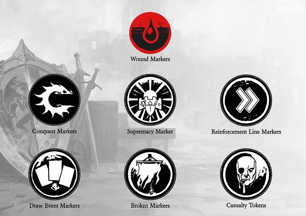 Conquest: Objective Markers and Tokens