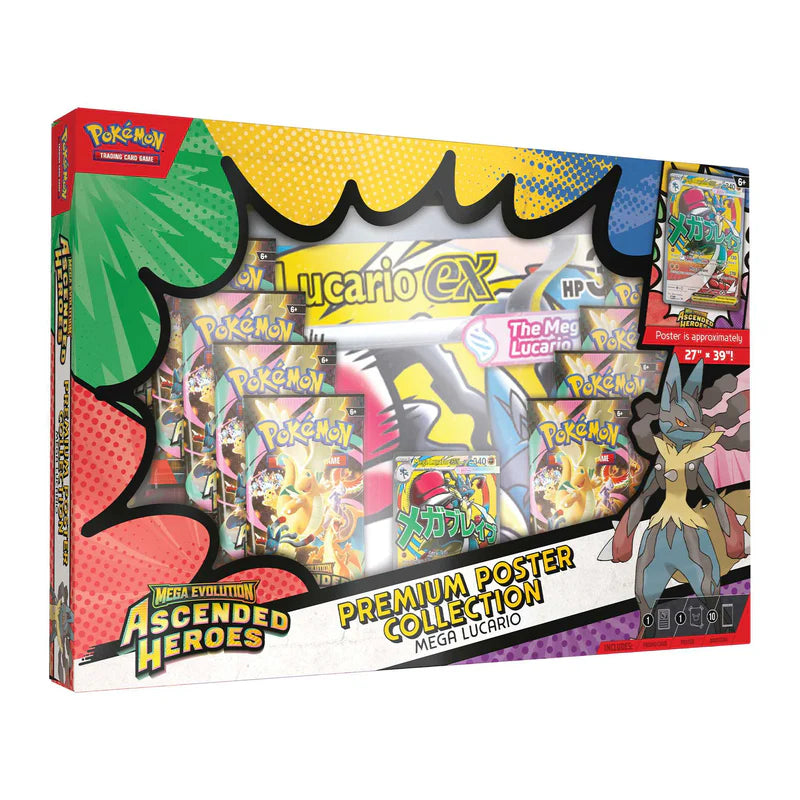 Pokemon TCG: Mega Evolution Ascended Heroes - Premium Poster Collection