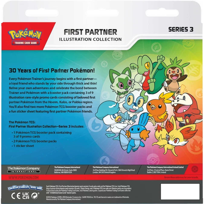 Pokemon TCG: First Partner Illustration Collection - Series 3