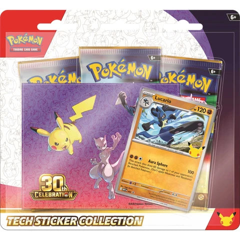 Pokemon 30th: Tech Sticker Collection