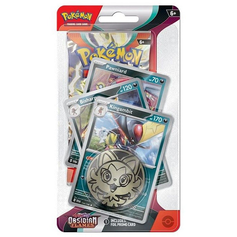 Pokemon Scarlet & Violet: Obsidian Flames - Premium Checklane Blister (Kingambit / Annihilape)