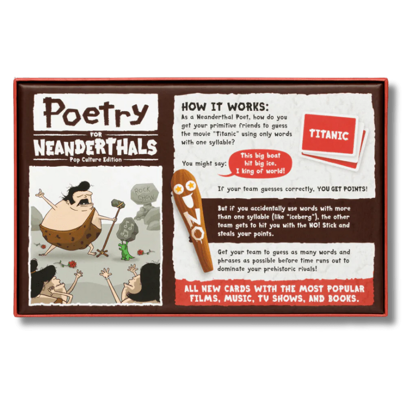 Poetry for Neanderthals: Pop Culture Edition