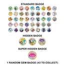 Pokémon TCG: Chinese Gem Pack Badge Set