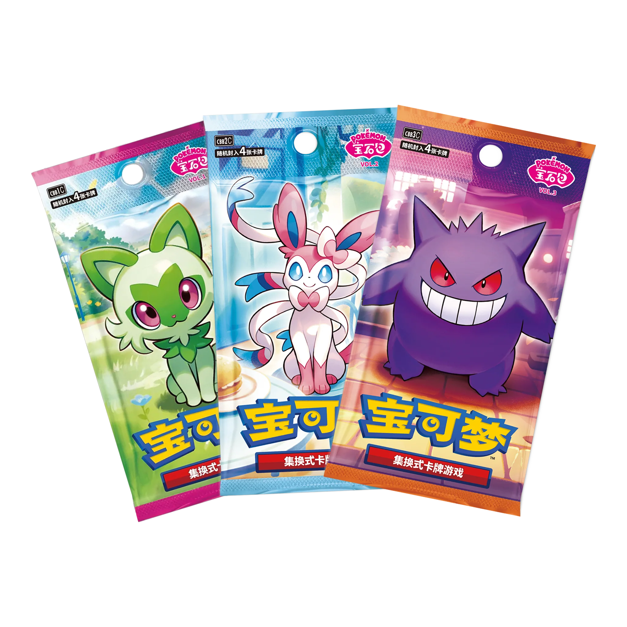 Pokémon TCG: Chinese Gem Pack Badge Set